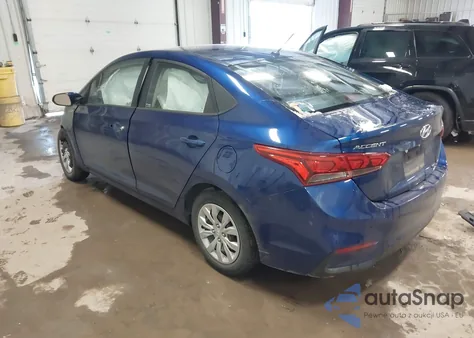 2021 Hyundai Accent Se z USA, uszkodzony, nr VIN 3KPC24A65ME129768